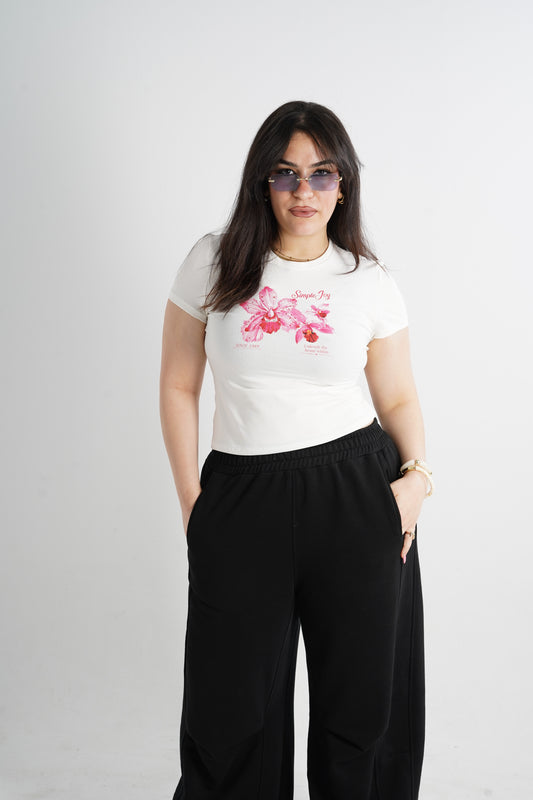 Lily Baby Tee - White