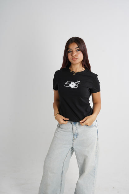 Black Baby Tee