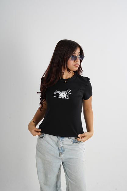 Black Baby Tee