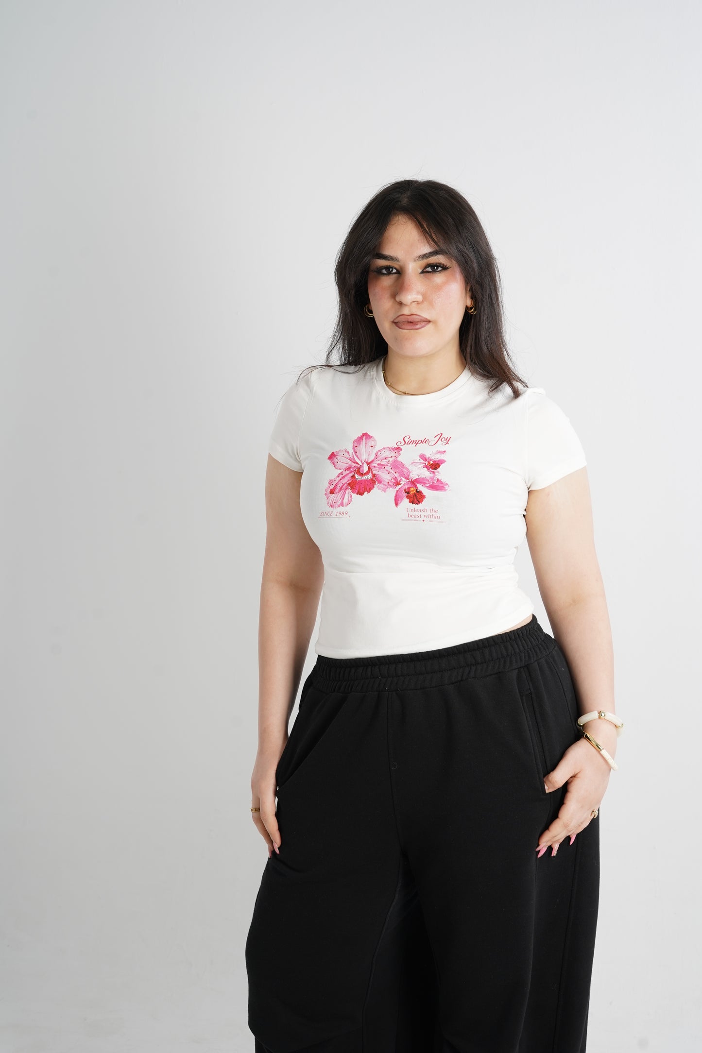 Lily Baby Tee - White