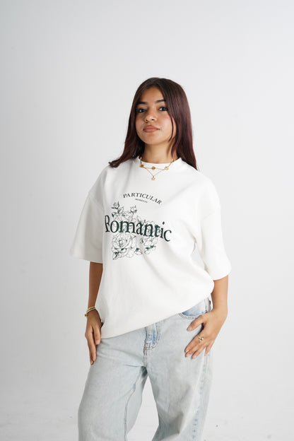 Romantic Oversized T-Shirt - White